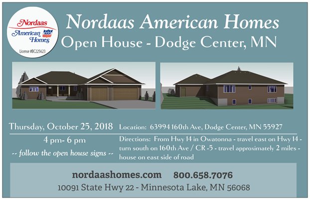 10 25 2018 Dodge Center MN front
